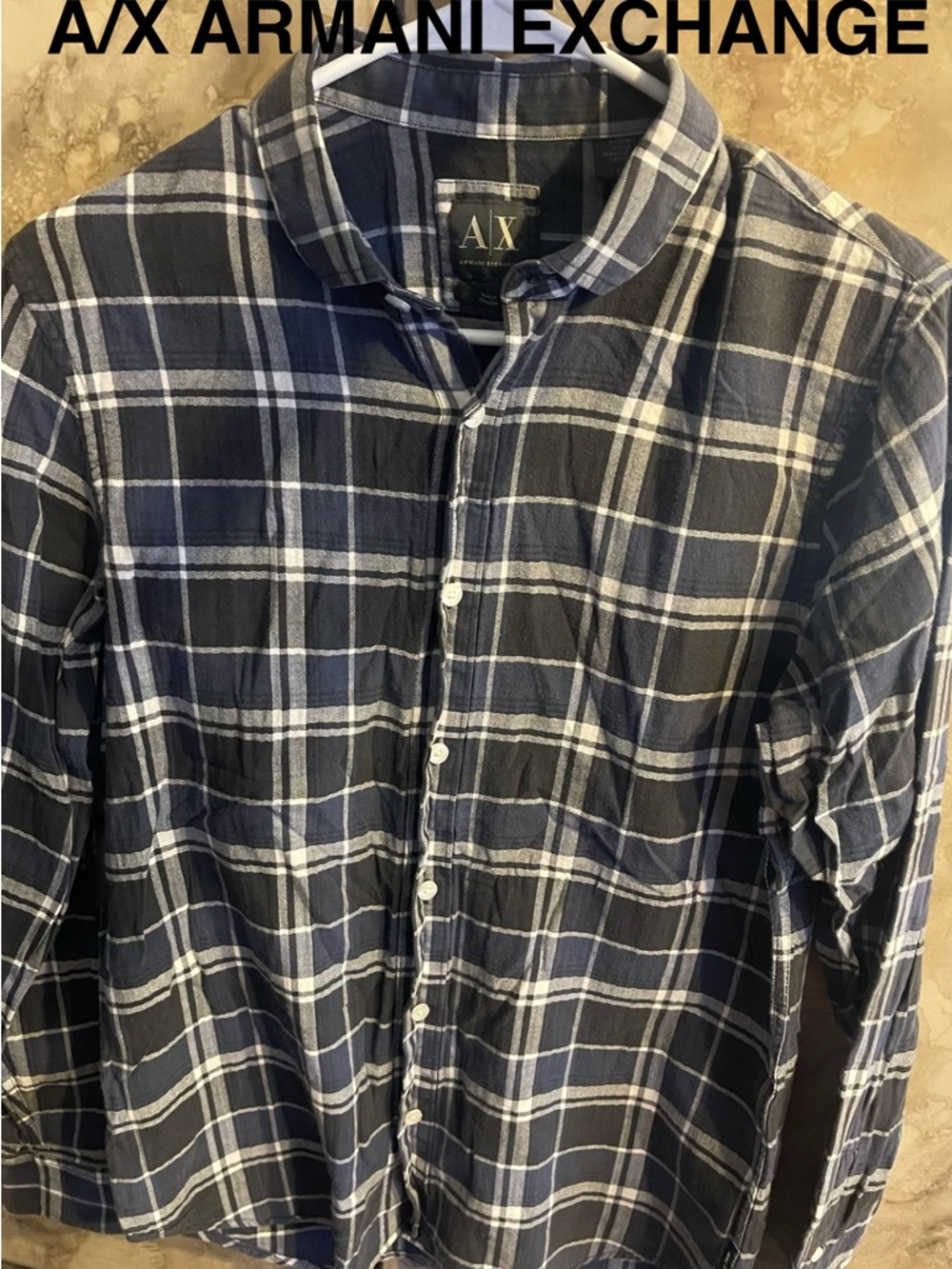A/X Armani Exchange Shirt Small Blue